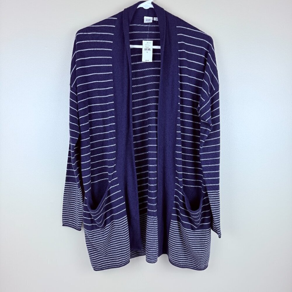 NWT GAP Open Front Knit Cardigan Women’s Lightweight Soft Layering Sweater XS